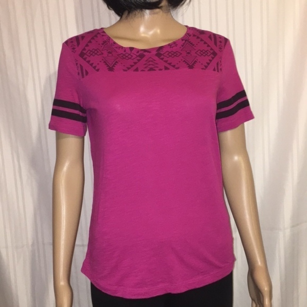 Victorias Secret VS PINK Tee Aztec Print XS